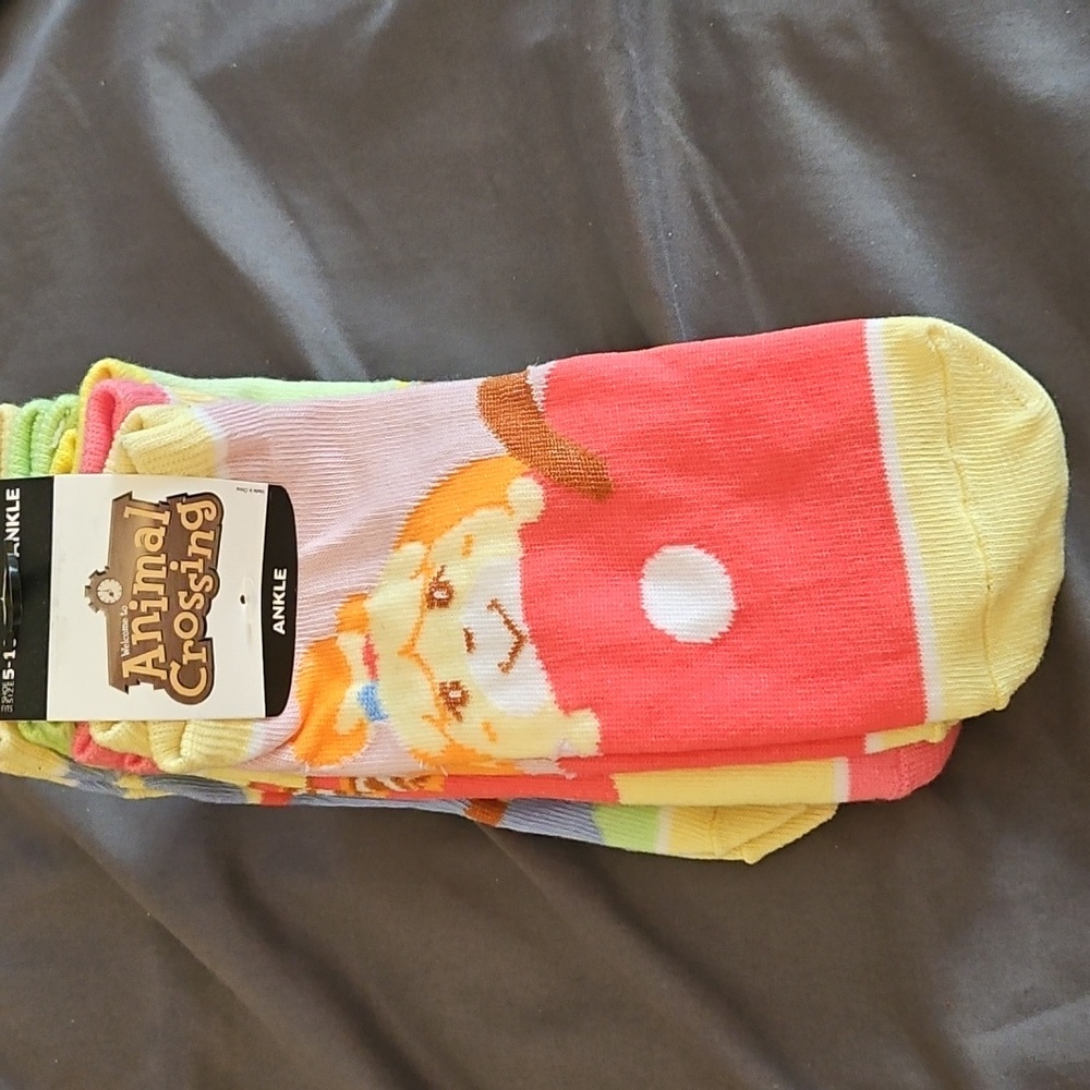 5 pack NWT Animal Crossings Ankle Sock Set